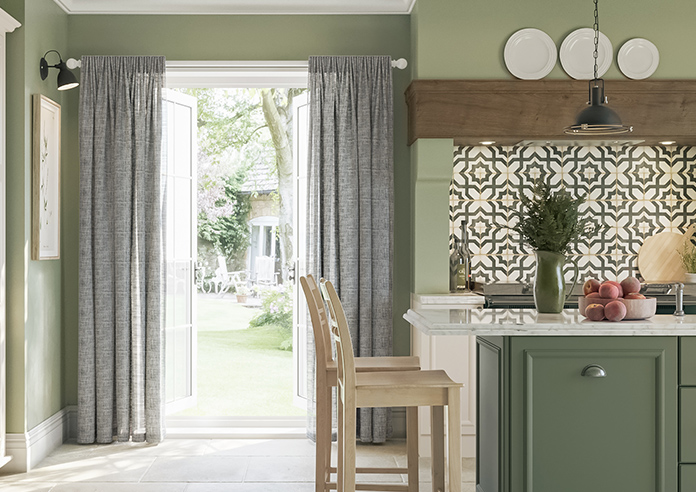 Novara Voile, Pebble Grey - Made to Measure Curtains - Image 3